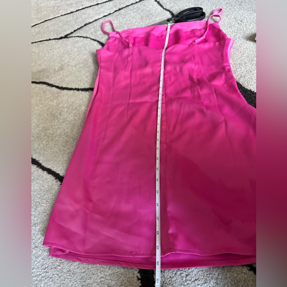 Urban Outfitters Pink Satin Slip Dress - Picture 11 of 11